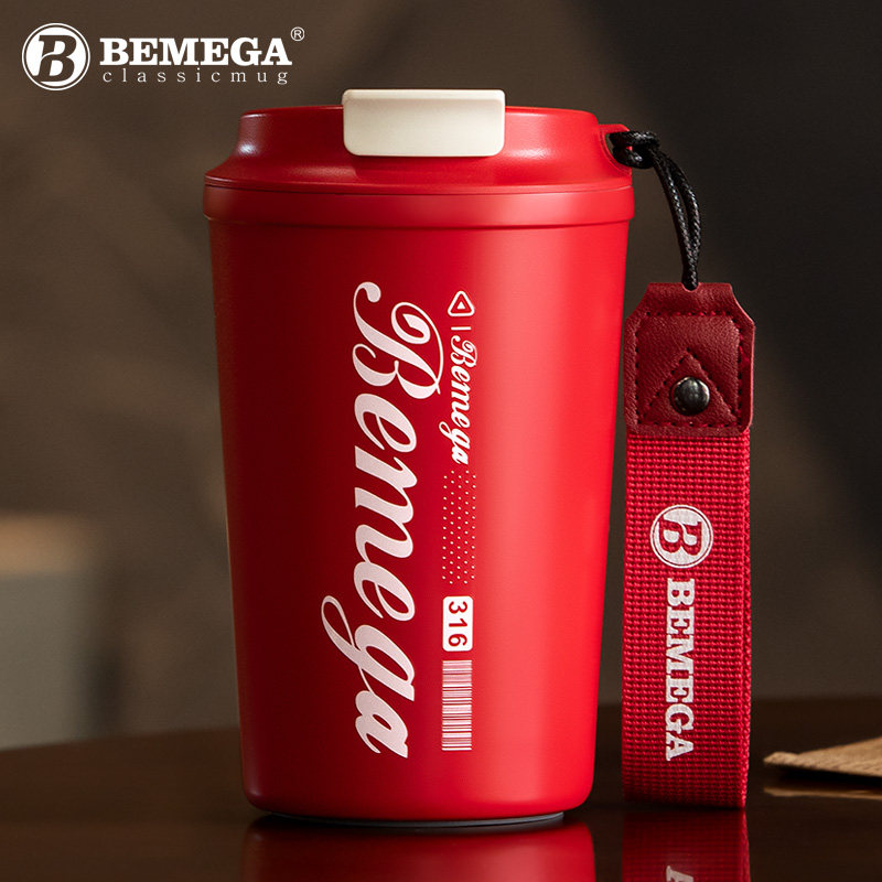 英国Bemega咖啡保温杯陶瓷内胆女生男士高颜值高档精致便携水杯子