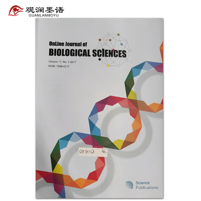 【单期】OnLine Journal of Biological Sciences Vol.17 N.4 2017年 美国联机生物科学杂志