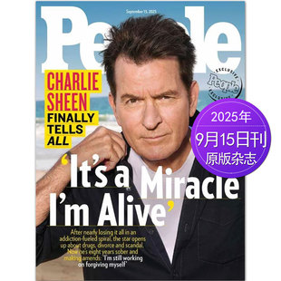 人物周刊 2023 美国电影电视明星娱乐杂志 People 25年 英语英文期刊 单期可选