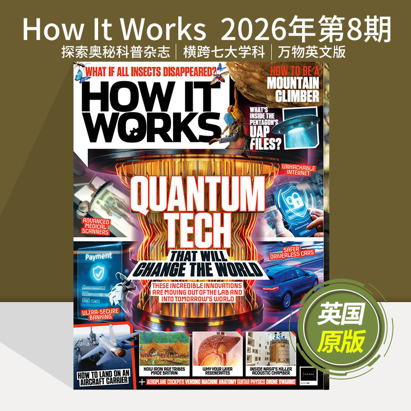英国原版【单期可选】how it works探索奥秘 2025年万物英文版自然科学科普图解英文刊物 英语版外刊杂志2024书籍期刊