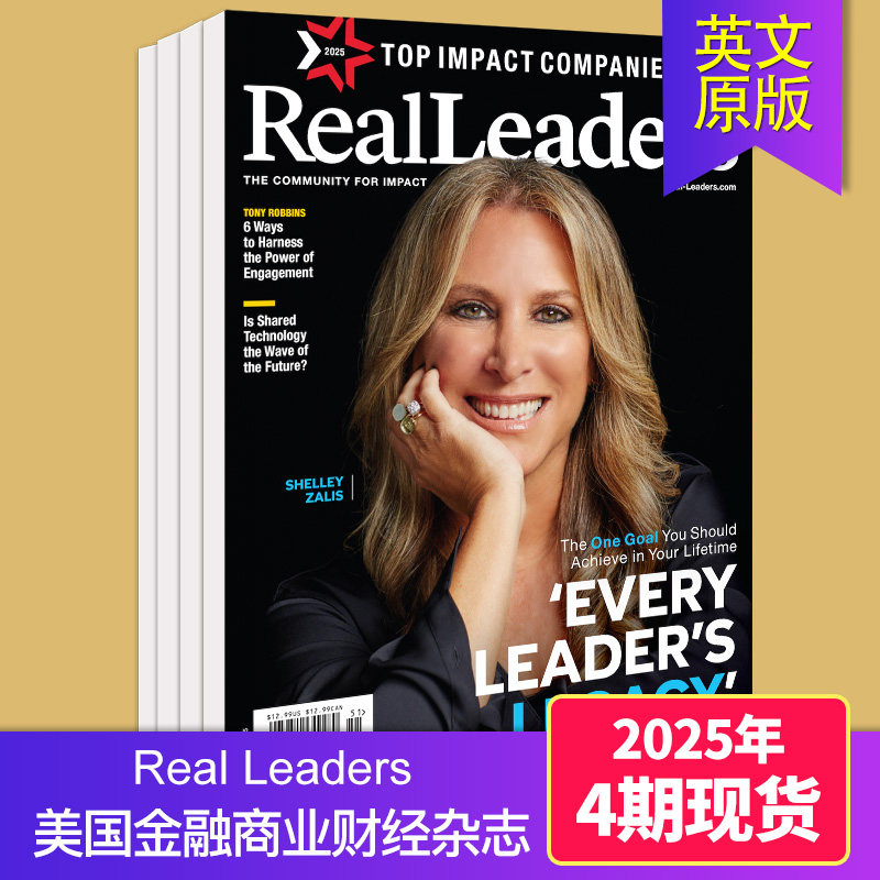 【单期可选】Real Leaders 2025/24/23/22/21/20/19年秋/冬季刊 美国金融商业财经杂志