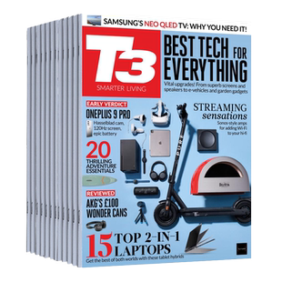 【单期/外刊订阅】T3 未来技术 2025/26年订阅12期 英国时尚英语外刊英文期刊 数码产品音响工业设计杂志