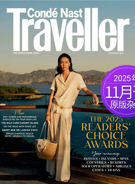 【单期任选】Conde Nast Traveller 英国康纳仕旅行者杂志2025/24年月刊 英文英语原版杂志