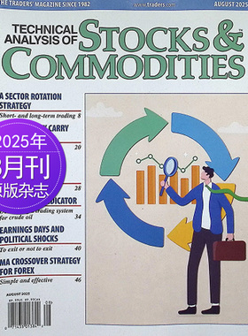 【单期可选】Technical Analysis of Stocks&Commodities 2025/24年 股票杂志 英文英语杂志期刊