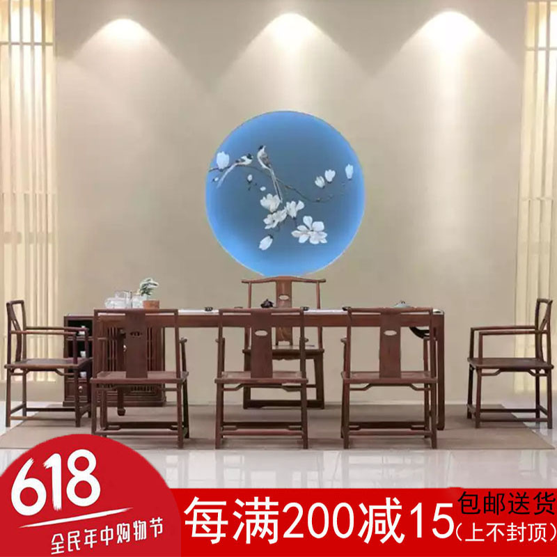 新中式茶桌禅意茶桌 老榆木茶桌茶台实木家用客厅小户型一桌六椅|msdalam kategori perabot kediaman, beberapa kategori, meja teh - dari Buy2taobao.com untuk memberikan perkhidmatan ejen Taobao profesional membeli