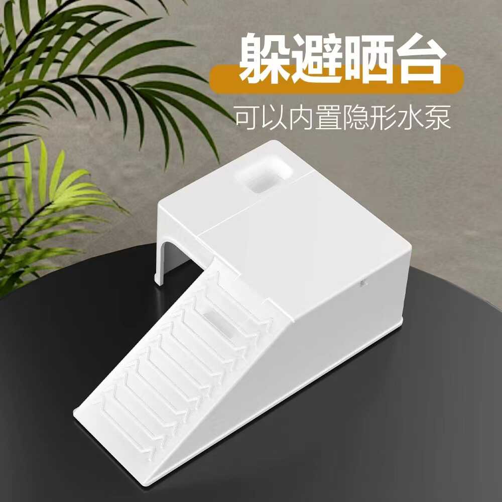 诺摩养龟造景晒背台乌龟躲避屋过滤流水龟缸乌龟晒台爬台