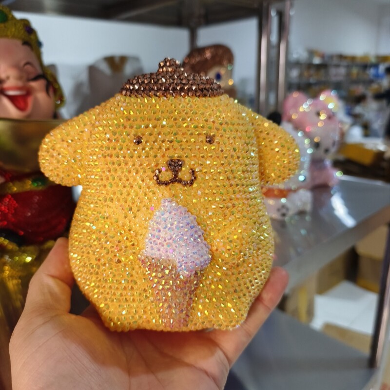 三丽鸥手工DIY镶钻存钱罐俏眯