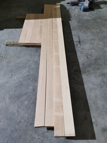 欧洲榉木实木原木板木材木料抛光料砂光料床板隔板踏板置物架家具