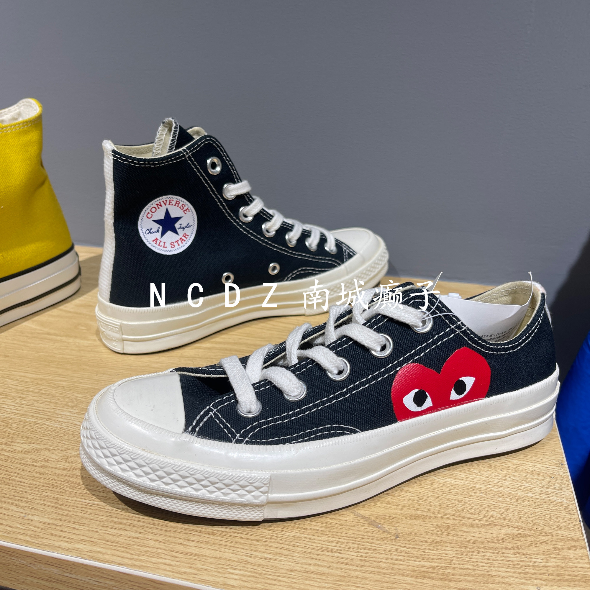 Converse匡威1970s川久保玲CDG黑色 联名款帆布鞋150204c150206c图片