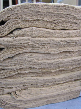 加厚纯手工毛边纸批发复古竹麻纸毛笔字书法练字专用半生半熟宣纸