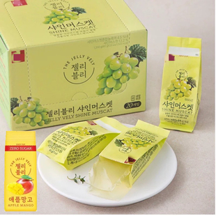 韩国进口UPON葡萄味芒果味果冻零糖果冻低卡身材管理期零食
