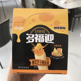 韩国进口大力天将多福迎爆浆芝士干酪味鳕鱼肠400g
