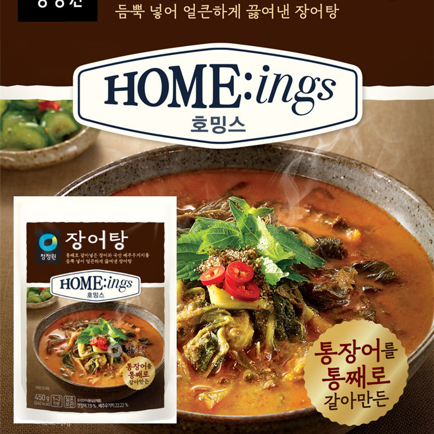 清净园homeimgs 鳗鱼汤450g韩国进口速食汤方便食品简单料理