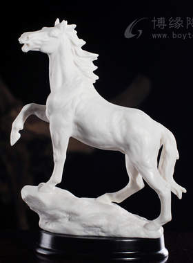 德化白瓷中式风客厅卧室工艺摆件