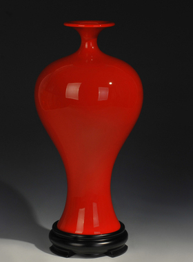 电视柜商务礼品花瓶摆件德化陶瓷