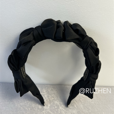 加厚蝴蝶结高颅顶发箍