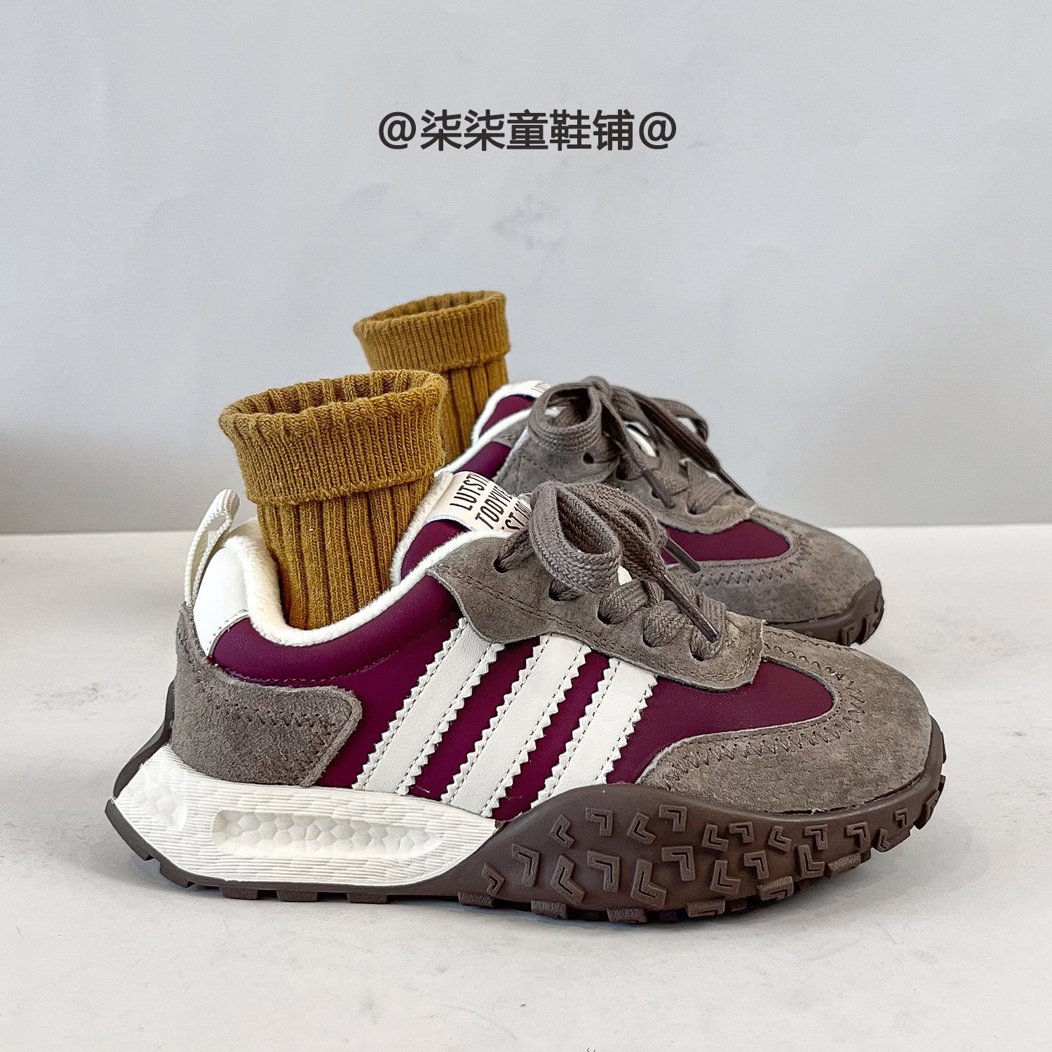 网红爆款真皮儿童保暖德训鞋2025冬季女童加绒运动鞋男童休闲板鞋,童鞋/婴儿鞋/亲子鞋,板鞋,淘宝优惠券,粉丝福利购,淘宝优惠卷