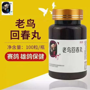 爆灯老鸟回春丸种雄鸽生育无精/公鸽鸟赛信鸽子用品种鸽营养丸