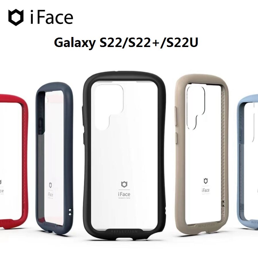 韩国正品iface适用于三星S22玻璃面防摔手机壳 S22+硅胶套S22U壳