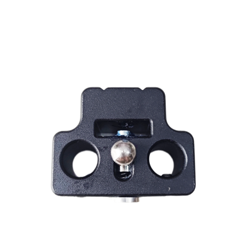 铝合金后锁连接块弹弓35孔距折叠后托连接块折叠狼主杆链接后托块