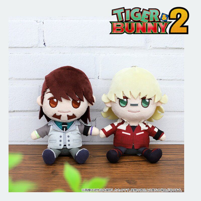 老虎和兔子tiger & bunny2基友英雄传2毛绒公仔挂件日本movic代购