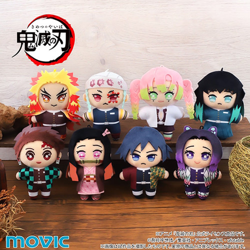 日本Movic鬼灭之刃Q版毛绒挂件
