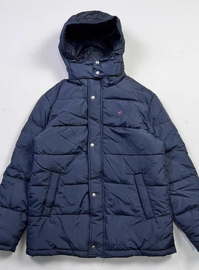 日单男女同款秋冬连帽棉服外套休闲百搭高品质防泼水保暖夹克棉衣