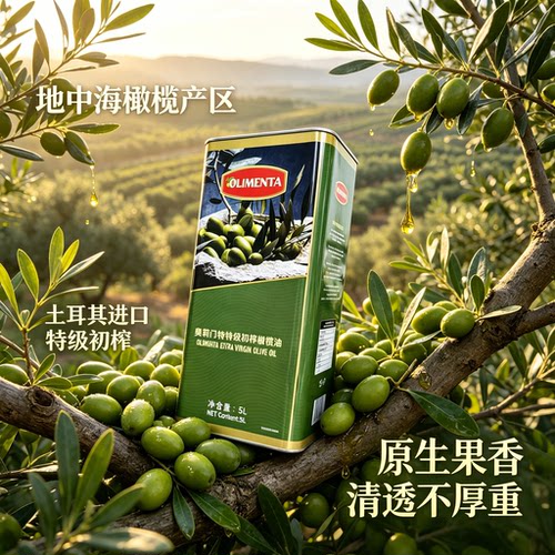 意大利进口安堤卡混合油橄榄果渣油5L安提卡食用油西餐商用