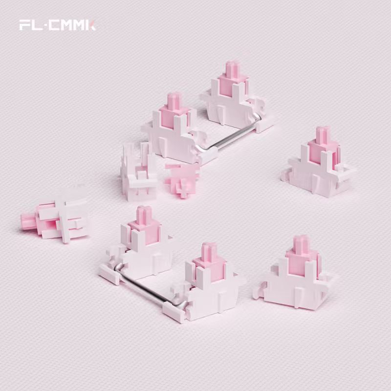 FLCMMK官方fl腹灵v5卫星轴pok自润高顺滑优化客制化机械键盘大键