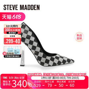 Madden 思美登秋季 闪钻尖头高跟鞋 Steve 女单鞋 女PRISCILLA