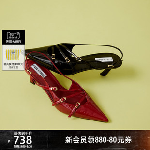 Steve Madden思美登LIANA交叉細帶小貓跟高跟涼鞋 鄺玲玲同款
