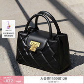 Steve Madden思美登BOSCO菱格凯莉包斜挎单肩手提包