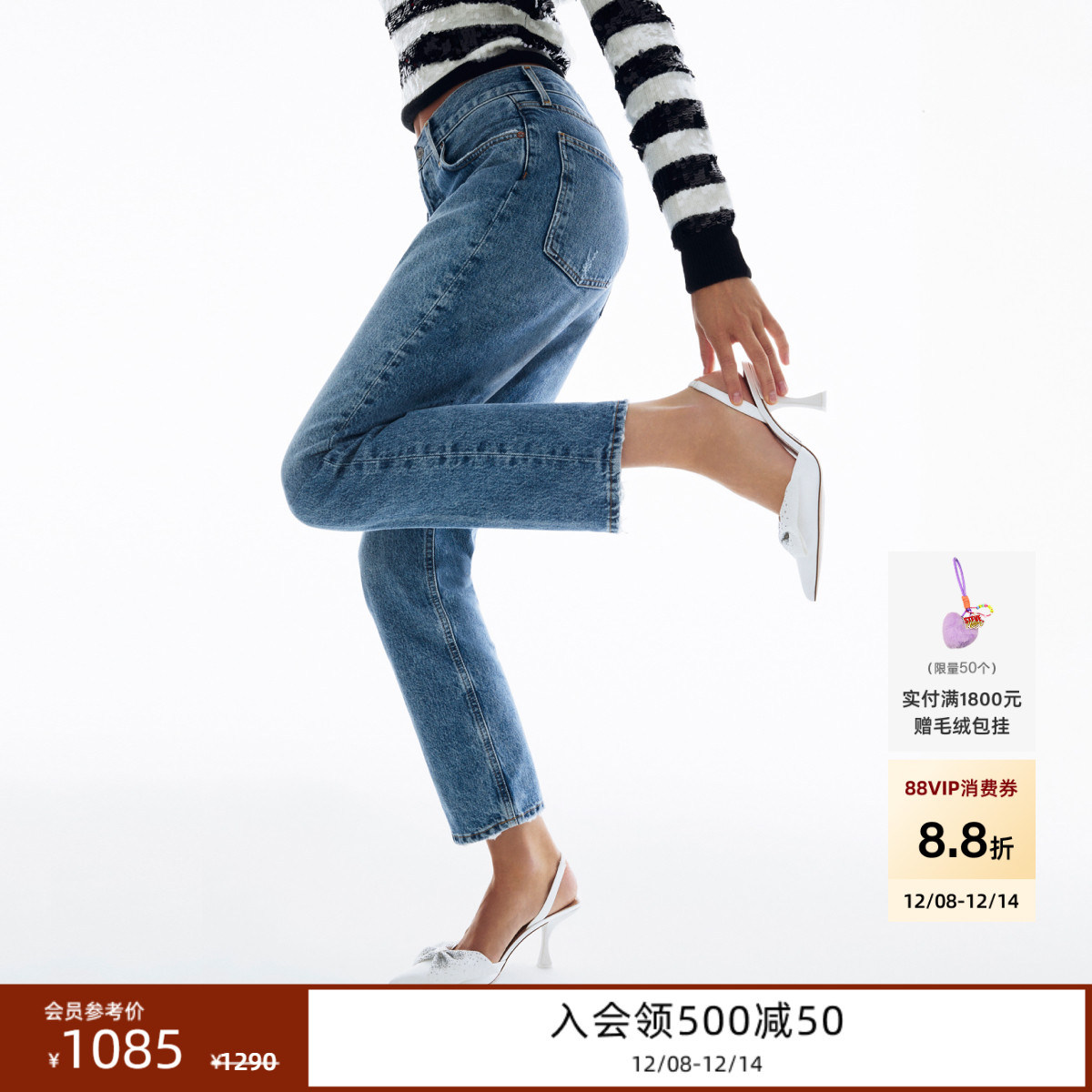 SM尖头法式蝴蝶结酒杯跟凉鞋