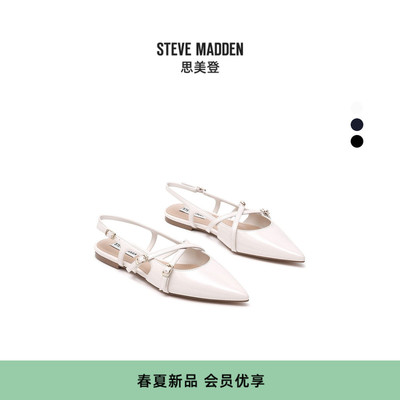 交叉细带小猫跟通勤露跟鞋凉鞋