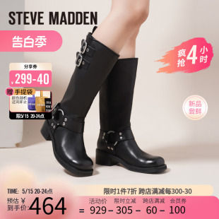 辣妹西部靴中筒靴女EASTERN 思美登秋冬新款 Madden Steve