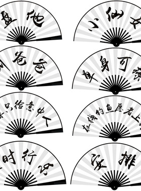 10寸双面蹦迪扇广告扇