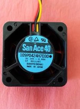 109P0424H7D30 原装日本三洋SANYO DC24V 0.08A 40*40*15轴流风扇
