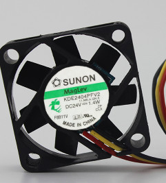 KDE2404PFV2 4010 24V 1.4W 建准 4CM 2线 静音 变频器风扇