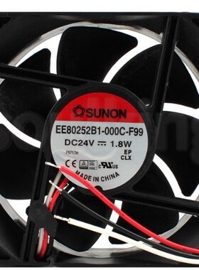 SUNON建准EE80252B1-000C-F99 8025 24V 1.8W 直流散热风扇