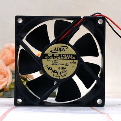 ADDAAD0824UB-A71GL 24V 0.26A变频器用双滚珠风扇8厘米散热风扇