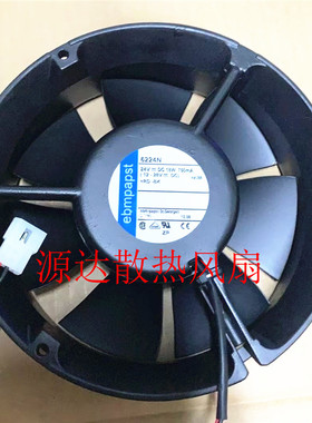 EBMPAPST 6224N德国EBM PAPST 24VDC 18W 750MA 172*51MM铝框风扇