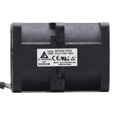 台达 GFC0412DS 4CM 4056 12V 2.80A 双电机涡轮增压散热风扇