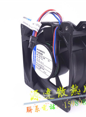 4118N/2H8P 德国ebmpapst 48VDC 2.6A 125W 120*120*38MM 4线风扇