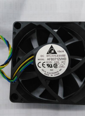 7020 台达原装 服务器散热器专用风扇7厘米 AFB0712VHD 12V 0.40A