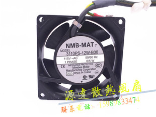 8025 耐高温风扇 B30 115V 12W A00 金属 NMB 8cm 3110PS