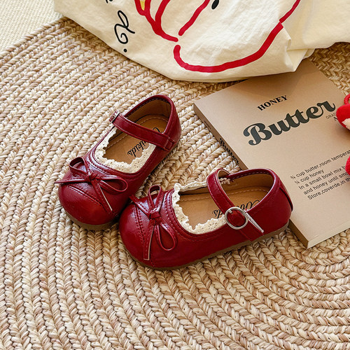 女童小皮鞋2025春秋新款