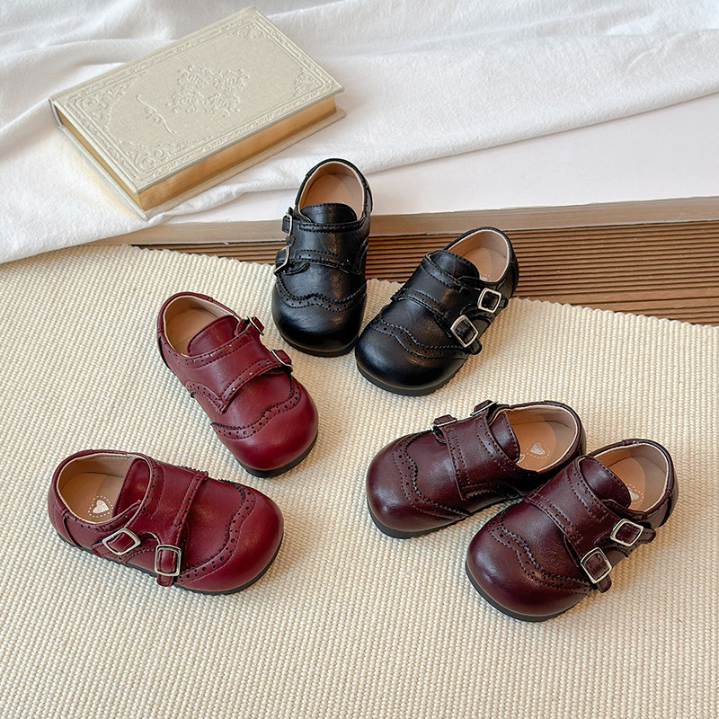 女童复古小皮鞋2026春秋新款经典英伦魔术贴公主鞋小众洋气单鞋潮,童鞋/婴儿鞋/亲子鞋,皮鞋,淘宝优惠券,粉丝福利购,淘宝优惠卷