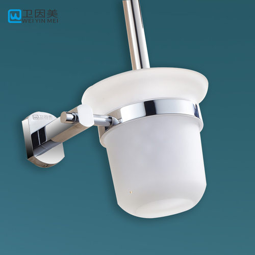 免打孔马桶刷架套装卫生间不锈钢