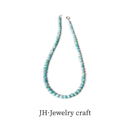 Jonny.“蓝屿”独创设计的海纹石高端定制项链