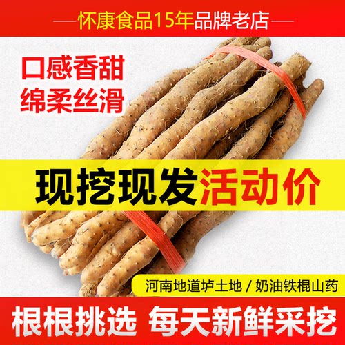 2026怀康新鲜垆土奶油铁棍怀山药